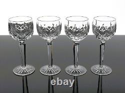 Waterford Lismore Crystal Hock Wine Goblets Glasses Set Of 4 Last Set