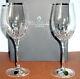 Waterford Lismore Essence Crystal White Wine 2 PC. Set 9.5H #143782 New