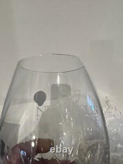 Waterford Lismore Nouveau Stemless Wine Deep Red Set Of 2 Nemacolin engraved NEW