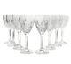 Waterford (Marquis) Laurent Set of 8 Crystal Wine Glasses 7 1/8 6oz Signed