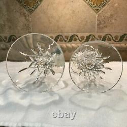 Waterford RARE Lismore CONTEMPORARY GIGANTIC Martini Glass Set of 2. #125422