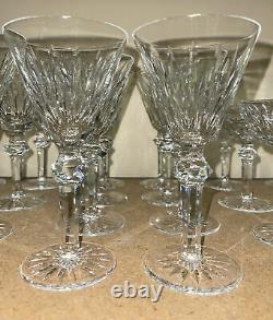 Waterford SHANDON (CUT) Claret Wine Crystal 6-3/4 Set Total Of 8 Stems