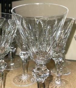 Waterford SHANDON (CUT) Claret Wine Crystal 6-3/4 Set Total Of 8 Stems