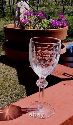 Waterford Vtg. Crystal Curraghmore 7 1/8 Claret Wine Glasses Set of 6 EUC