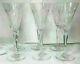 Wedgewood Tiara Crystal 8-1/2 Wine Stem Glasses Set of 6 Vintage