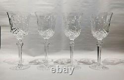 Wedgwood Crystal Tall Wine Glasses Set of 4