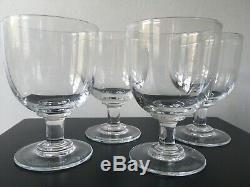 William Yeoward Crystal Water Goblets Wine Glasses Set of Four 4 Holiday Dinner