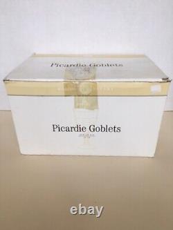 Williams Sonoma DURALEX PICARDIE Set of Six (6) 13-Oz WATER GOBLETS NEW IN BOX