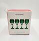 Williams Sonoma Wilshire Cut Wine Glasses Green Set of 4 New SOLD OUT
