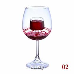Wine Glasses Set High Quality Special Design Home Bar Party Drinkware Clear Cup