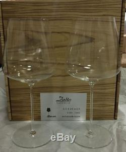 Zalto Denk Art Bordeaux Set of 2 wine glasses authentic new 11202