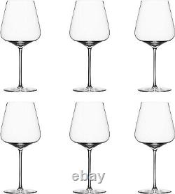 Zalto Denk'Art Bordeaux Wine Glass Hand-Blown Crystal Boxed Set of 6