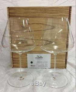 Zalto Denk Art Burgundy Set of 2 wine glasses authentic new 11102