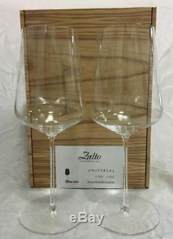 Zalto Denk Art Universal Set of 2 wine glasses authentic new 11302